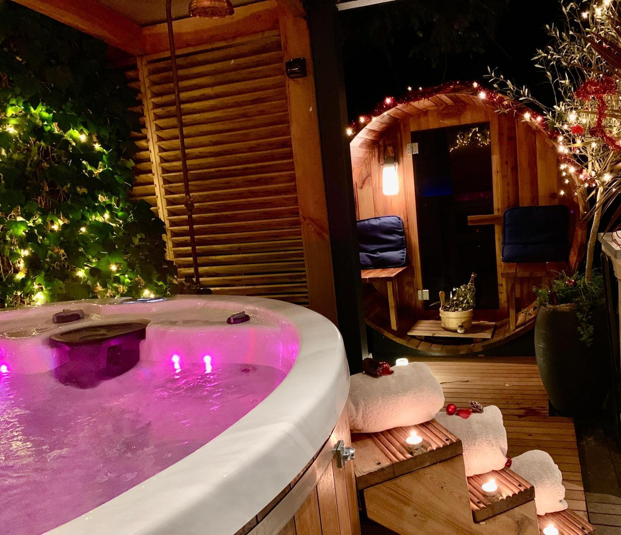 Romantisch Wellness Appartement Met Prive Hottub Sauna Gamesroom Den Ham 外观 照片